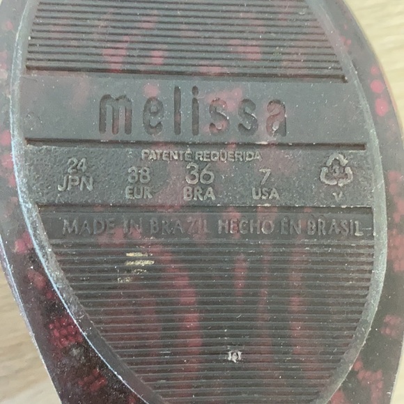 Melissa X Jason Wu Jelly Flats size US 7 - Picture 9 of 9